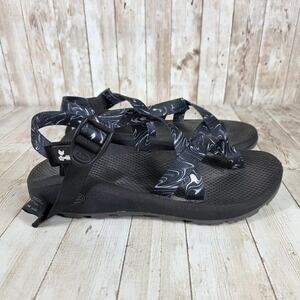 Chaco Sandals Strappy‎ Adjustable Black Casual Comfort Walking Mens 9